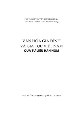 Khám Phá Văn Hóa Gia Đình Việt Nam Qua Tư Liệu Hán Nôm