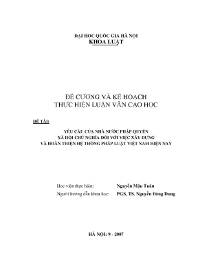 Yêu cầu xây dựng hệ thống pháp luật Việt Nam trong nhà