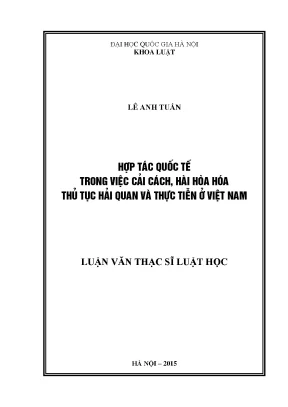 Cải Cách Thủ Tục Hải Quan Việt Nam: Hợp Tác Quốc Tế và