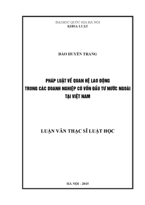 Nghiên cứu pháp luật về quan hệ lao động trong doanh