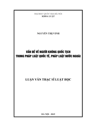 Người Không Quốc Tịch: Vấn Đề và Giải Pháp Trong Pháp