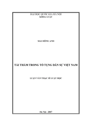 Tái Thẩm Trong Tố Tụng Dân Sự Việt Nam: Nghiên Cứu