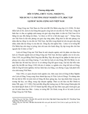 Giáo Trình Lịch Sử Đảng Cộng Sản Việt Nam