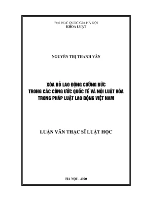 Xóa Bỏ Lao Động Cưỡng Bức: Công Ước Quốc Tế và Pháp Luật