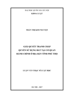 Giải Quyết Tranh Chấp Quyền Sử Dụng Đất Tại Phú Thọ: