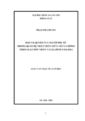 Bảo Vệ Quyền Phụ Nữ Trong Quan Hệ Vợ Chồng Theo Luật Hôn