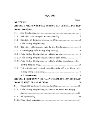 Chấm Dứt Hợp Đồng Lao Động Theo Pháp Luật Việt Nam: