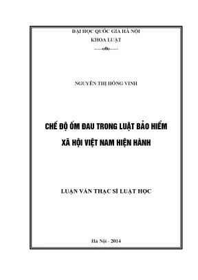 Chế Độ Bảo Hiểm Ốm Đau Trong Luật Bảo Hiểm Xã Hội Việt Nam