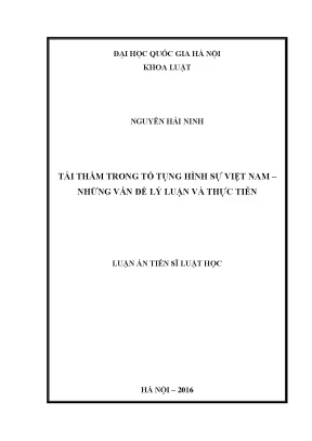 Tái Thẩm Trong Tố Tụng Hình Sự Việt Nam: Lý Luận và Thực