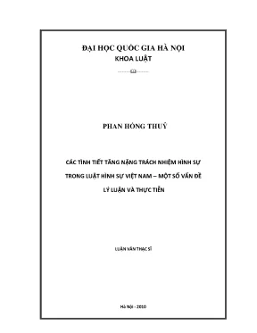 Tình Tiết Tăng Nặng Trách Nhiệm Hình Sự Trong Luật Hình
