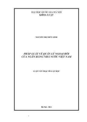 Quản Lý Ngoại Hối của Ngân Hàng Nhà Nước Việt Nam: Luận