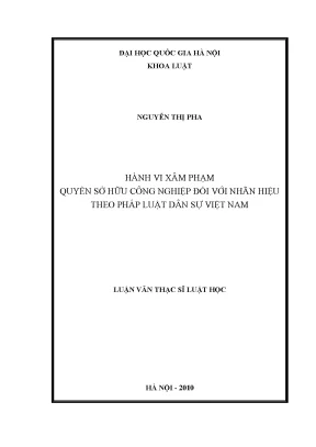 Xâm Phạm Quyền Sở Hữu Công Nghiệp Đối Với Nhãn Hiệu: