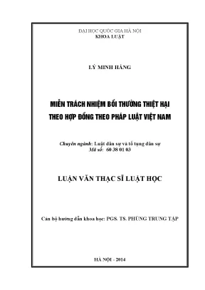 Miễn Trách Nhiệm Bồi Thường Thiệt Hại Theo Hợp Đồng