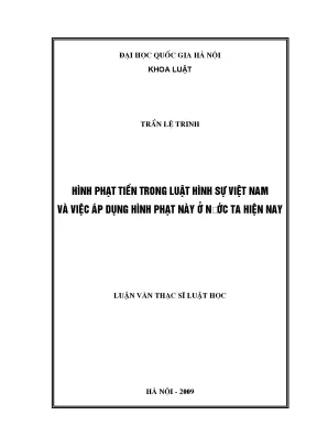 Hình phạt tiền trong luật hình sự Việt Nam: Lịch sử và