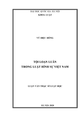 Tội Loạn Luân Trong Luật Hình Sự Việt Nam: Phân Tích và