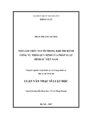 Tội làm chết người trong khi thi hành công vụ: Phân tích