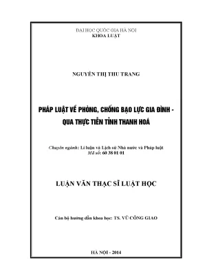 Nâng cao hiệu quả phòng chống bạo lực gia đình tại Thanh Hóa