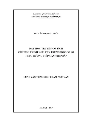 Dạy Học Truyện Cổ Tích Bậc Trung Học Cơ Sở Theo Hướng