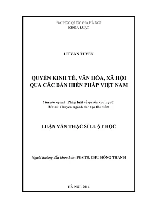 Nghiên cứu quyền kinh tế, văn hóa, xã hội trong các bản