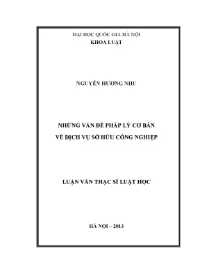 Những Vấn Đề Pháp Lý Cơ Bản Về Dịch Vụ Sở Hữu Công Nghiệp