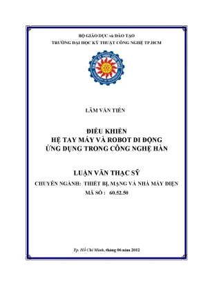 Nghiên cứu điều khiển robot di động và tay máy trong