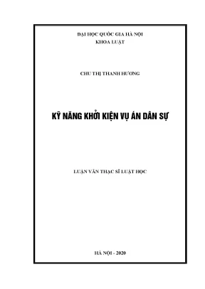 Kỹ Năng Khởi Kiện Vụ Án Dân Sự: Hướng Dẫn Chi Tiết