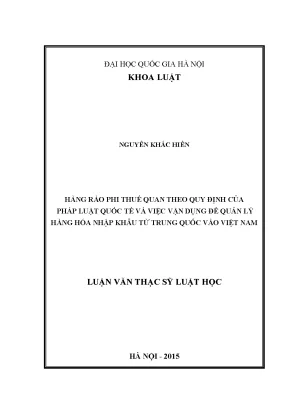 Quản lý hàng hóa nhập khẩu từ Trung Quốc: Hàng rào phi