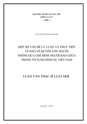 Bảo Vệ Quyền Con Người Qua Người Bào Chữa Trong Tố Tụng