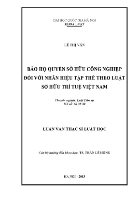 Bảo vệ quyền sở hữu công nghiệp đối với nhãn hiệu tập