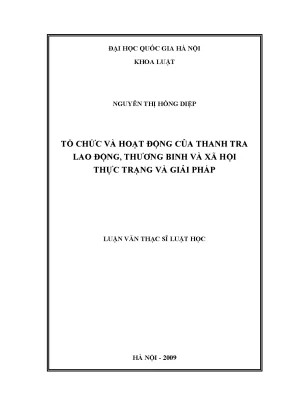 Tổ Chức và Hoạt Động của Thanh Tra Lao Động: Thực Trạng