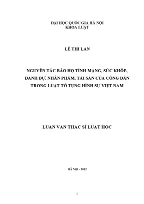 Bảo vệ quyền lợi công dân trong luật tố tụng hình sự