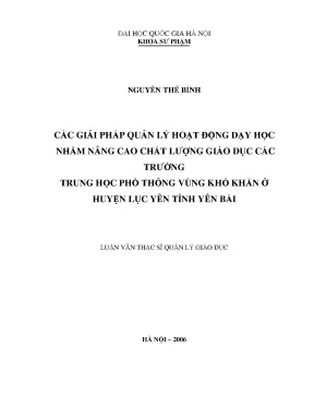 Giải pháp nâng cao chất lượng giáo dục tại các trường