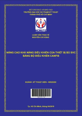 Nâng cao khả năng điều khiển thiết bị bù SVC bằng bộ