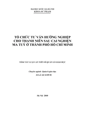 Tổ Chức Tư Vấn Hướng Nghiệp Cho Thanh Niên Sau Cai