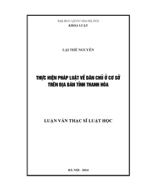 Nâng cao hiệu quả thực hiện pháp luật về dân chủ ở cơ sở