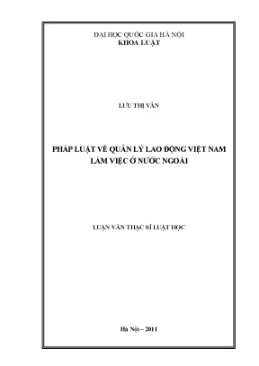 Quản Lý Lao Động Việt Nam Làm Việc Ở Nước Ngoài: Thực