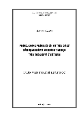 Phòng Chống Phân Biệt Đối Xử Dựa Trên Bản Dạng Giới và