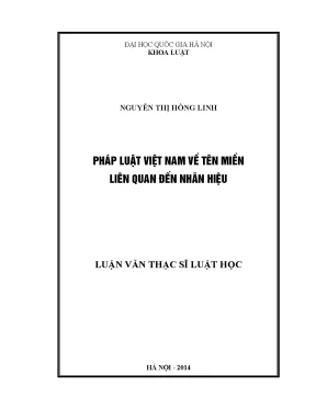 Nghiên cứu pháp luật Việt Nam về tên miền và nhãn hiệu