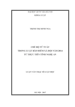 Chế Độ Tử Tuất Trong Luật Bảo Hiểm Xã Hội 2014: Thực