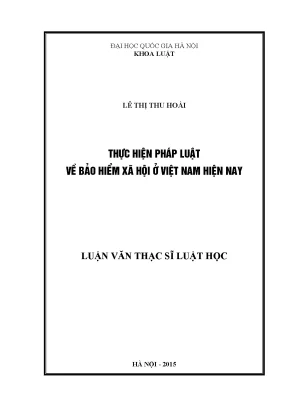 Thực hiện pháp luật về bảo hiểm xã hội tại Việt Nam: