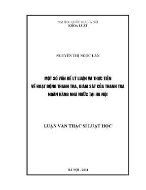 Nâng cao năng lực thanh tra ngân hàng tại Hà Nội: Lý