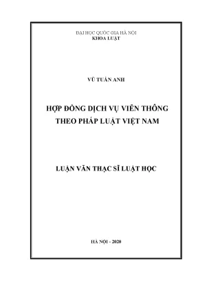 Hợp Đồng Dịch Vụ Viễn Thông Theo Pháp Luật Việt Nam: