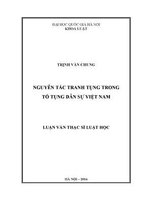 Nguyên Tắc Tranh Tụng Trong Tố Tụng Dân Sự Việt Nam