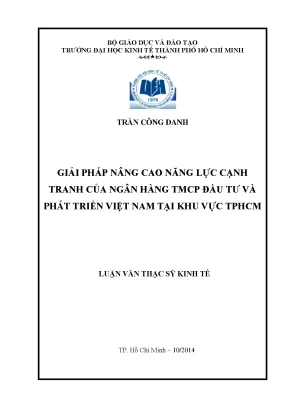 Giải pháp nâng cao năng lực cạnh tranh cho ngân hàng