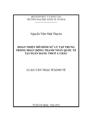 Cải tiến mô hình xử lý tập trung trong thanh toán quốc
