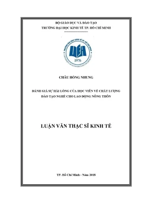 Đánh Giá Sự Hài Lòng Của Học Viên Về Chất Lượng Đào Tạo