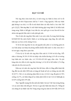 Nghiên cứu não úng thủy ở trẻ em: Căn nguyên, chẩn đoán