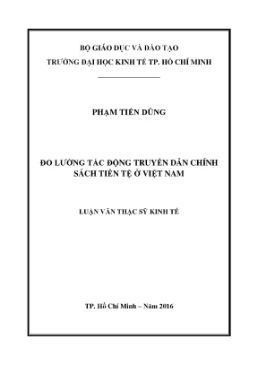 Đo Lường Tác Động Chính Sách Tiền Tệ Tại Việt Nam