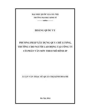Phương Pháp Xây Dựng Quy Chế Lương Thưởng Hiệu Quả Tại