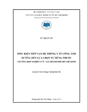 Tác động của điều kiện tiếp cận hệ thống y tế công đến